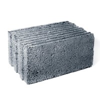 Керамзитобетонный блок стеновой многощелевой "Evrotech" 300 мм